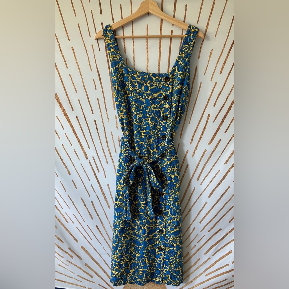 Ann Taylor Linen Button Down Dress
